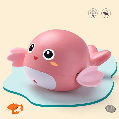 Baby Bath Toys Kids Swimming Clockwork Dolls Play Water Fun Bathing Cute Funny Children Bathroom Shower Bathtub Animals Toy