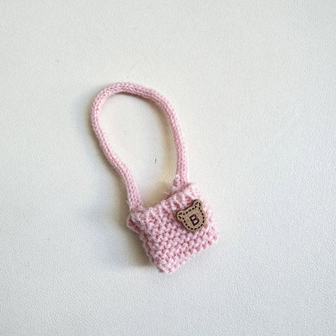 For 15-17 cm v1v2 Labubu Clothes outfit Labubu Sitting Party Bear Label Scarf Hat Bag Dolls Accessories Cute Decoration