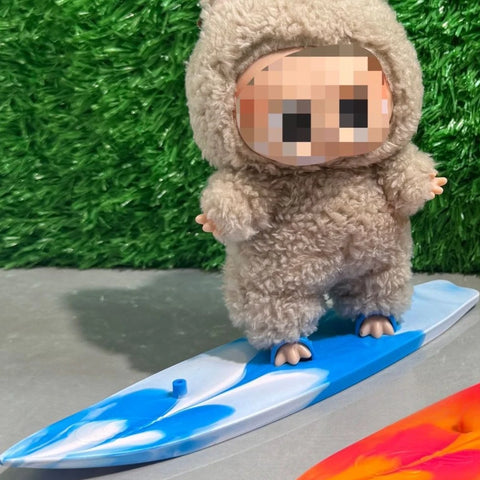 Cute Labubu 3.0 Summer Beach Series Shirts & Glasses & Hats Doll Shirt Sea Beach Style