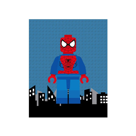 Cartoon Marvel Hero Spiderman Poster and Prints Boy Room Wall Pictures Decor Iron Man Superheroes Art Canvas Painting Kids Gifts