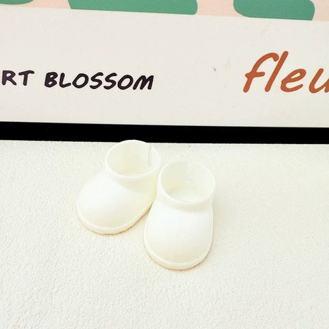 Mini Doll'S Clothes Outfit Accessories For Ropa Labubu Idol doll Raincoat short rain boots rain shoes Clothing Gift