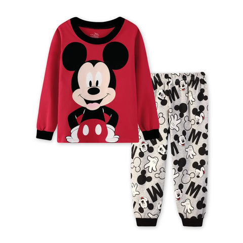 New Spring Autumn Children's Clothing Sets Mickey Cartoon Minnie girl boy Pajamas Kids Set Boys Sleepwear Baby Girls Pyjamas