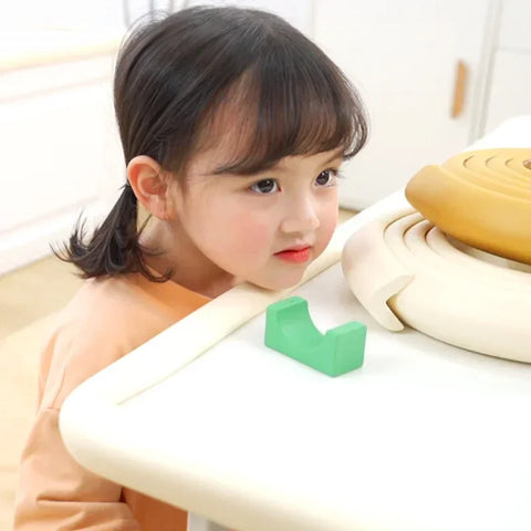 2M Baby Proofing Edge Corner Protector Strip Soft NBR Foam Padding Safety Corner Edge Bumper Guards for Fireplace Table Cabinet