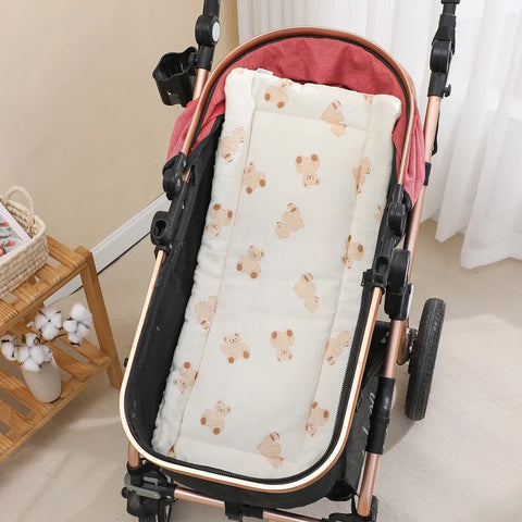 Baby Stroller Seat Cushion Soft Mattress Kids Pushchair Car Mat Stroller Accessories