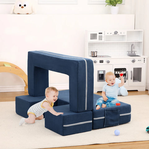 3 Pcs Modular Toddler Couch,Toddler Couch Kids Sofa for Playing,Creativity,Child Chair Sofa Bedroom and Playroom for Playroom