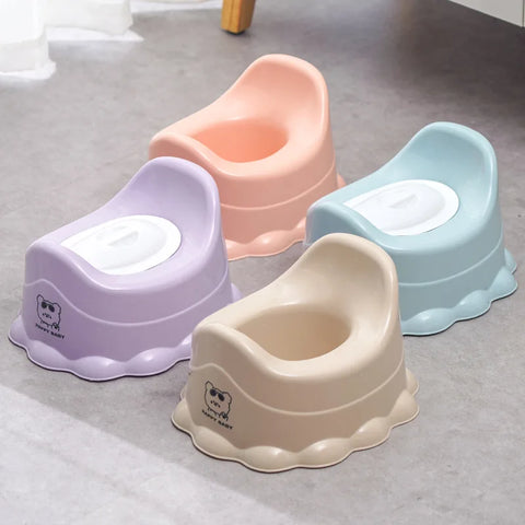 Potty Toilet Training Seat Portable Plastic Anti-leakage Potty Urinal Cute Cartoon Potty Training Seat Infant Toilet Supplies