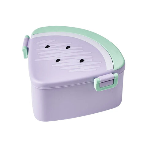 Stackable Bento Box Portable Cute Cartoon Children Lunch Box Double Layer Food Storage Container Eyeglass Bear Thermal Bento Box