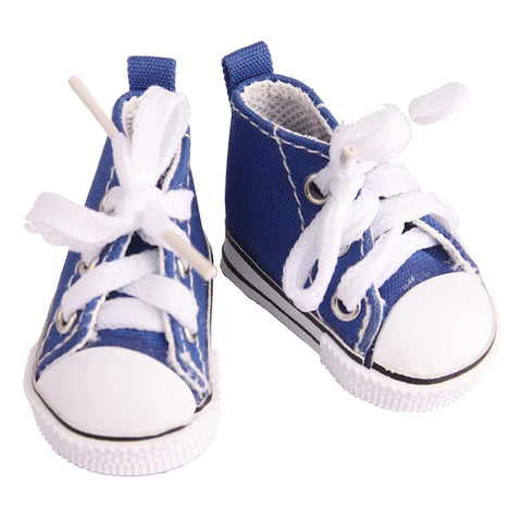 14'' Fashion Cute 5 cm Canvas 13 Colors Doll Shoes Snekers For 1/6 BJD Dolls Russian DIY Handmade Toys Shoes For Nancy Lesly