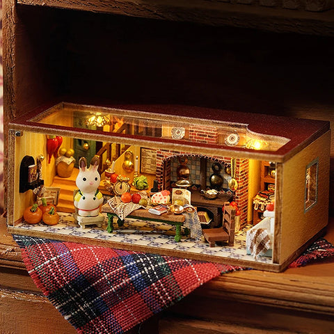 Doll House Miniature 3D Puzzle Toys For Children Handmade Assembly Models For Girls Teenagers And Boys 12+Birthday Gifts