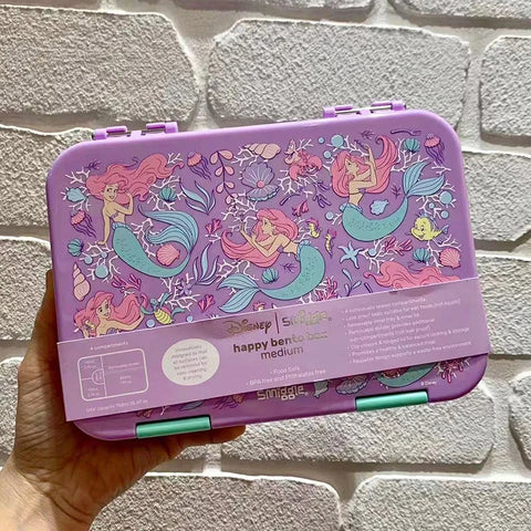 Genuine Disney Australia Smiggle Mermaid School Bag Children Stationery Student Pen Case Lunch Bag Backpack Children's Gift
