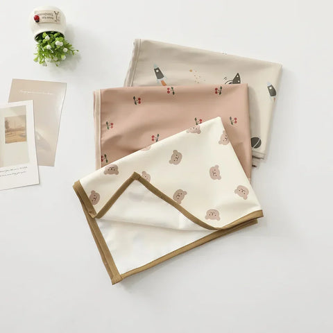 Reusable Baby Diaper Changing Mat Cover Waterproof Foldable Newborn Baby Sheet Mattress Portable Multi Use Travel Floor Play Pad