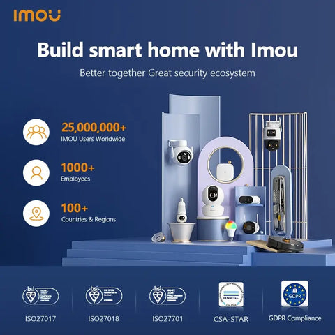 IMOU Ranger 2C 2MP/4MP Home Wifi 360 Camera Human Detection Night Vision Baby Security Surveillance Wireless IP Camera