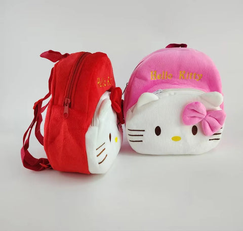 Sanrio Hello Kitty Plush Backpack Cartoon Anime Cute Backpack Kindergarten Schoolbag Baby Kawaii Backpack Cosplay Fashion Gifts