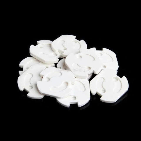 10Pcs EU Power Socket Electrical Outlet Baby Child Safety Guard Protection Anti Electric Shock Plugs Protector Rotate Cover