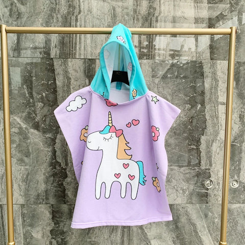 Baby Accessories Cartoon Bath Child Kid Hooded Cloak Bathrobe Towel Beach Towel Baby Children Cartoon Bath Towel Robes