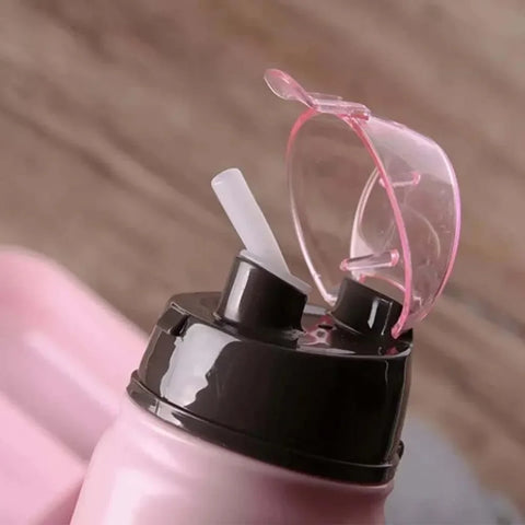 Cartoon Elephant Pattern Kids Lunch Box With Water Bottle Sets Food Grade PP Bento Box Safe Portable Lunch Box