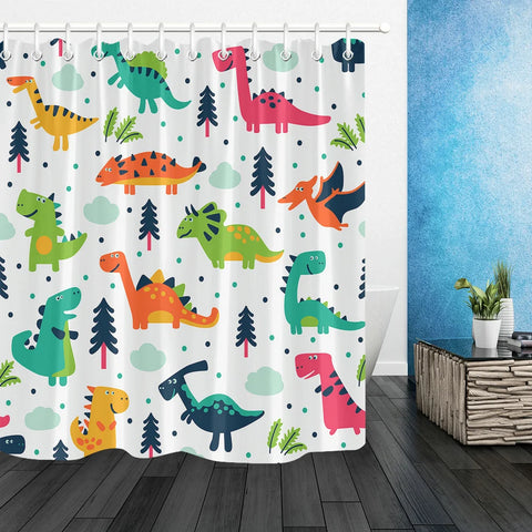 Funny Shower Curtains Bathroom Curtain With Hooks Decor Waterproof Cat Dog 3d Bath 180*180cm Creative Personality Shower Curtain