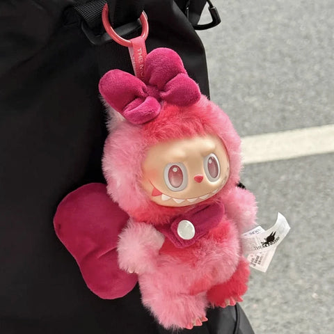 17cm Mini Plush Doll'S Clothes Outfit Accessories For Korea Kpop Labubu Idol Sitting Party V1 V2 Autumn onesie hat set Clothing