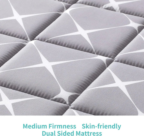 Dual-Sided Baby Crib Mattress and Toddler Mattress 52"  27.6" 5" - Breathable Firm Soft Fits Standard Cribs and