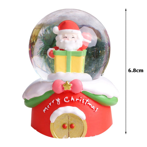 Christmas Crystal Ball Lighting Christmas Snow Globe Ornament Thanksgiving Christmas Gift Christmas Home Office Desk Decoration