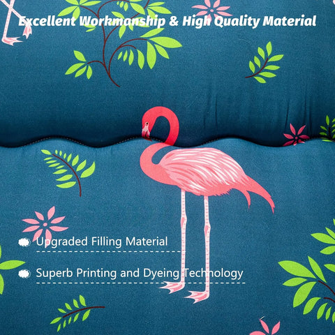 Maxyoyo Flamingo Japanese Floor Mattress Futon Mattress Boys Girls Foldable Bed Camping Mattress Floor Lounger Bed Couches And