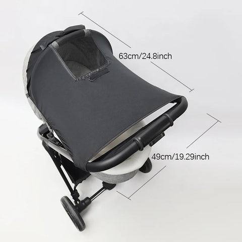 Universal Baby Stroller Accessories Sun Shade UV Protection Sunshade Carriage Canopy Cover for Prams Infants Car Seat Sun Visor