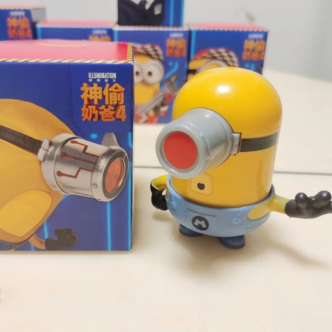 New Despicable Me 4 Minions Cute Action Figure Model Collectible Toy Room Decoration Kid Birthday Gifts