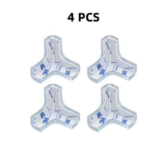 4pcs/8pcs/12pcs Children Baby Safety Silicone Protector Table Corner Edge Protector Child Anti-collision Edge Protector