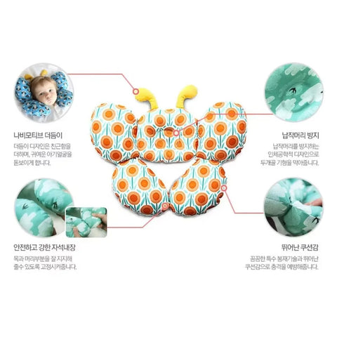 Kids Neck Pillow Baby Pillows Newborn Safety Car Seat Head Support Baby Cushion Nursing Pillow Infant Protection Bebe Bedding
