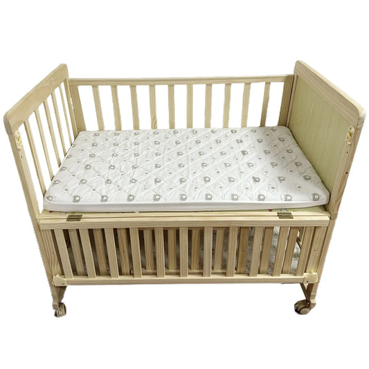 Crib Mattress Protector Sheets Fitted Waterproof Mattress Pad Cover Noiseless & Washable Quilted Toddler Mattress Protector