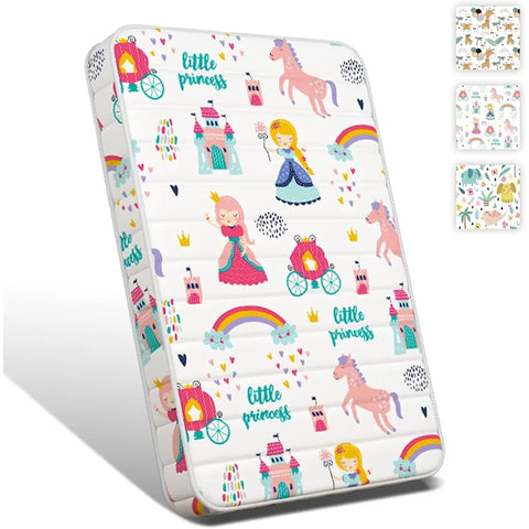 3" Mini Crib Mattress, 38"*24" High-Density Foam Mattress Only fits Mini Crib, Odorless&Steady, Giraffe