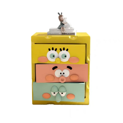 *New creative cartoon bedside table children's home bedroom storage cabinet living room sofa corner table bedroom furniture