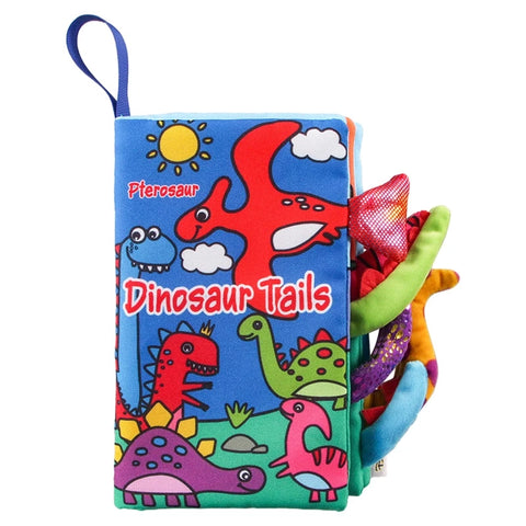 Quiet Book for Toddler Animal Cognitive Fabric Activity Busy Book Montessori Baby Book Toys Cloth Crinkle Books for Babies 6 12M