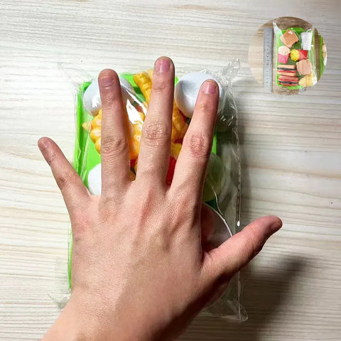 Kids Mini Kitchen Toy Pretends Play Simulated Food Hamburger Cookie Miniature Accessories for Children Girl Educational Gift