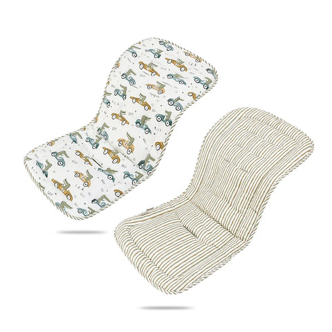 Comfortable Cotton Baby Stroller Pad Four Seasons General Soft Seat Cushion Child Cart Seat Mat Kids Pushchair Cushion For 0-27M