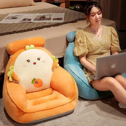 Modern Minimalist Children SofaCreative Tatami Lazy Back ChairCute Kids Chair Easy to CleanSmall Sofa for Children New Arrivals