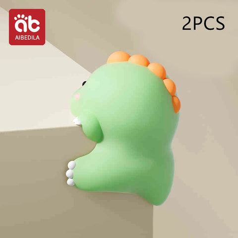 AIBEDILA Children Silicone Anti-collision Angle Cartoon Cute Safety Protection Corner Table Paste Sets of Baby Safety Protection
