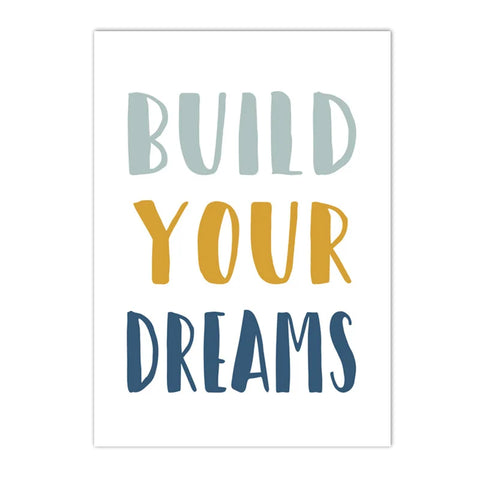 Cartoon Crane Excavator Tractor Truck Wall Art Canvas Painting Nursery Print Child Poster Nordic Wall Pictures Boys Room Decor