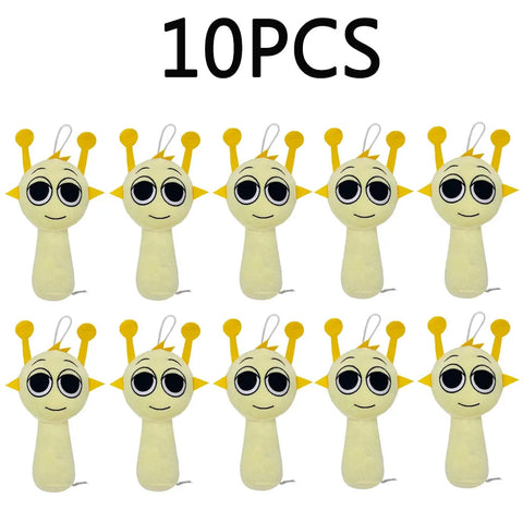 10PCS Sprunki Plush Incredibox Game Plush Kawaii Stuffed Pillow Soft Dolls Collection Room Decoration Christmas Gift Toy forKids