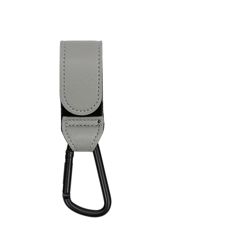1/2pcs PU Leather Baby Bag Stroller Hook Pram Rotate 360 Degree Rotatable Cart Organizer Pram Hook Crochet Stroller Accessories